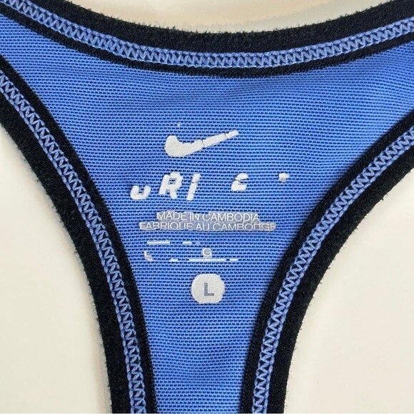 Nike Blue Racerback Athletic Tank Top L - Picture 4 of 8